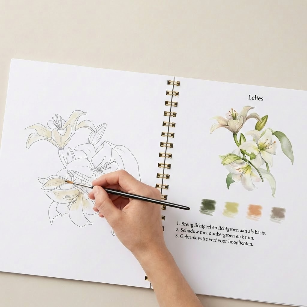 Complete set voor aquarelschilderen