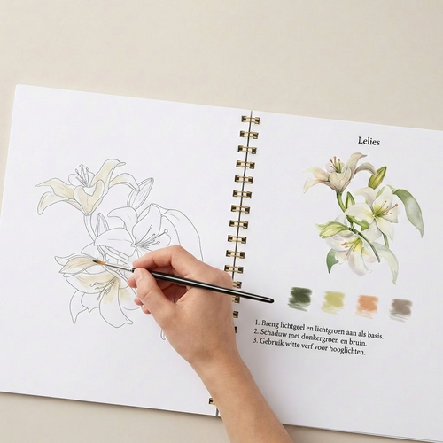 Complete set voor aquarelschilderen